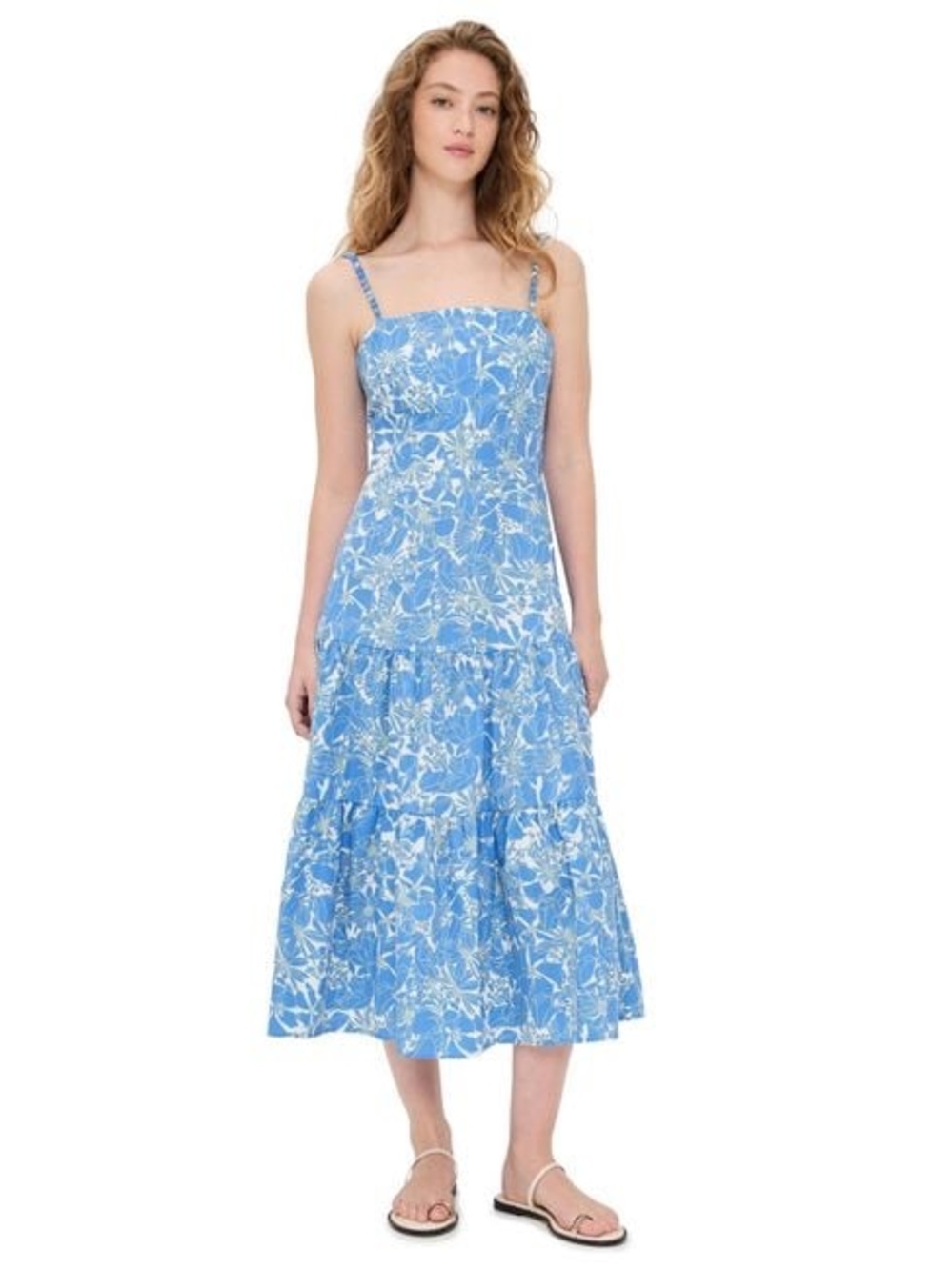 O.P.T Blue Dagney Cotton Dress